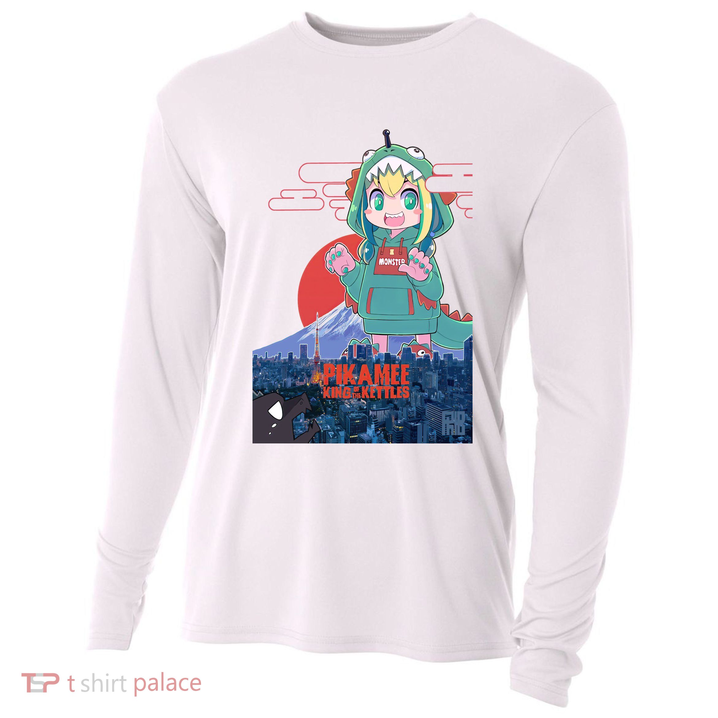 Pikamee King Of The Kettles Cooling Performance Long Sleeve Crew