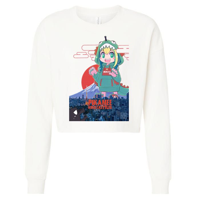 Pikamee King Of The Kettles Cropped Pullover Crew