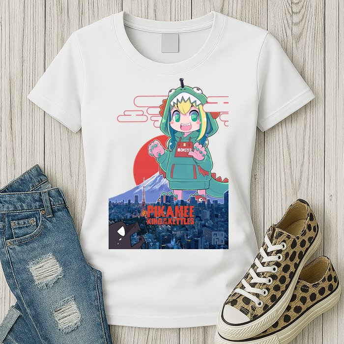 Pikamee King Of The Kettles Womens T-Shirt