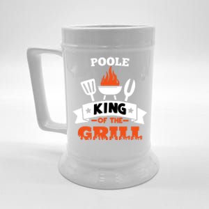 Poole King Of The Grill Grilling Bbq Chef Master Cooking Gift Beer Stein