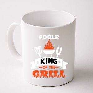 Poole King Of The Grill Grilling Bbq Chef Master Cooking Gift Coffee Mug