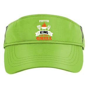 Potts King Of The Grill Grilling Bbq Chef Master Cooking Gift Adult Drive Performance Visor