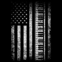 Patriotic Keyboard Player Keyboardist Keyboarder Usa Flag T-Shirt