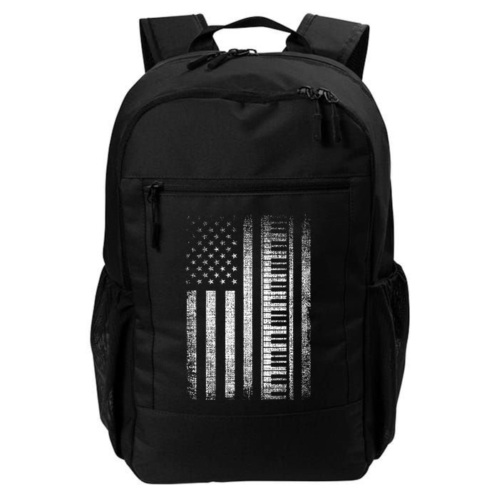 Patriotic Keyboard Player Keyboardist Keyboarder Usa Flag Daily Commute Backpack