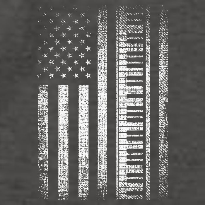 Patriotic Keyboard Player Keyboardist Keyboarder Usa Flag Vector Backpack