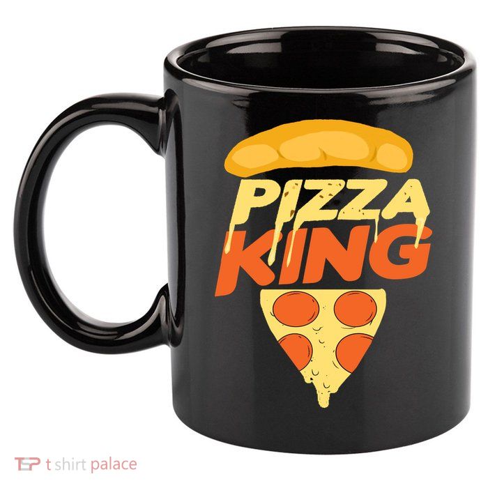 Pizza King 11oz C Handle Ceramic Mug