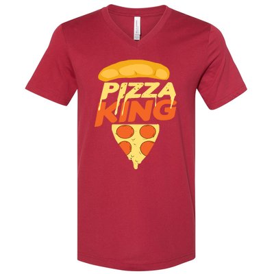 Pizza King V-Neck T-Shirt