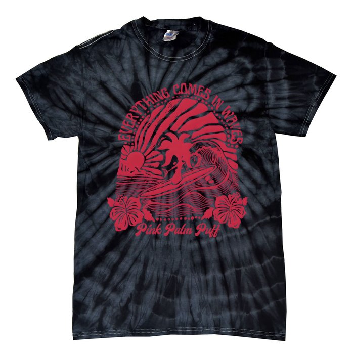 Pin K Palm Puff Tie-Dye T-Shirt