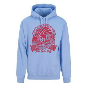 Pin K Palm Puff Unisex Surf Hoodie