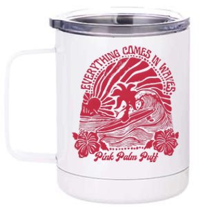 Pin K Palm Puff 12 oz Stainless Steel Tumbler Cup