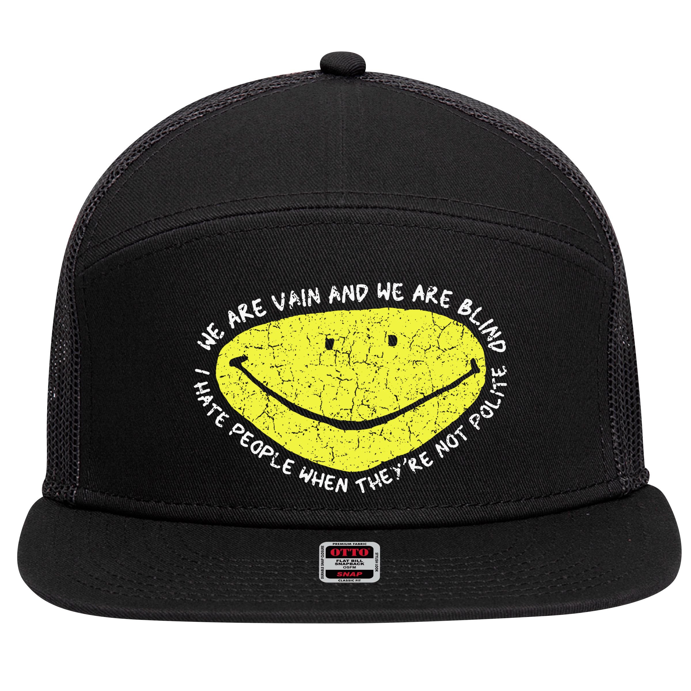 Psycho Killer 7 Panel Mesh Trucker Snapback Hat