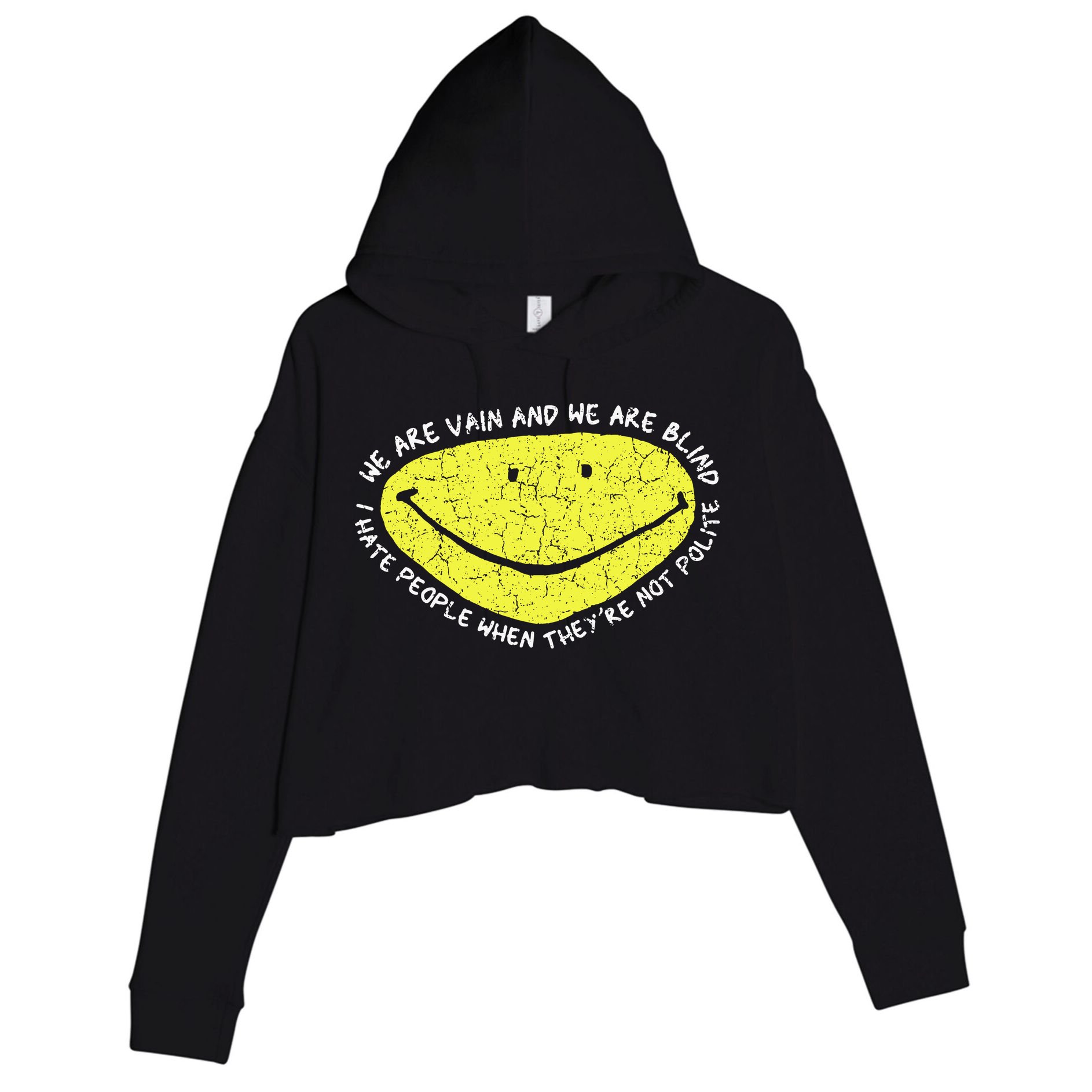 Psycho Killer Crop Fleece Hoodie