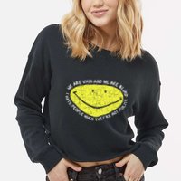 Psycho Killer Cropped Pullover Crew