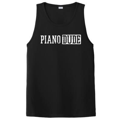 Piano Keyboard Player Musician Pianist Gift PosiCharge Competitor Tank