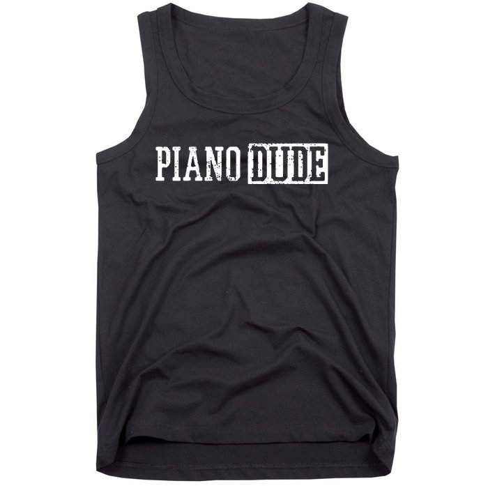 Piano Keyboard Player Musician Pianist Gift Tank Top