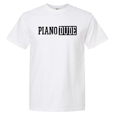 Piano Keyboard Player Musician Pianist Gift Garment-Dyed Heavyweight T-Shirt