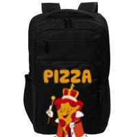 Pizza King, Pizza Lover Tee, Cute Pizza Impact Tech Backpack