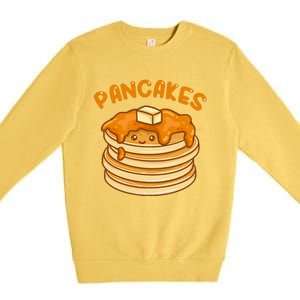 Pancakes Kawaii Premium Crewneck Sweatshirt