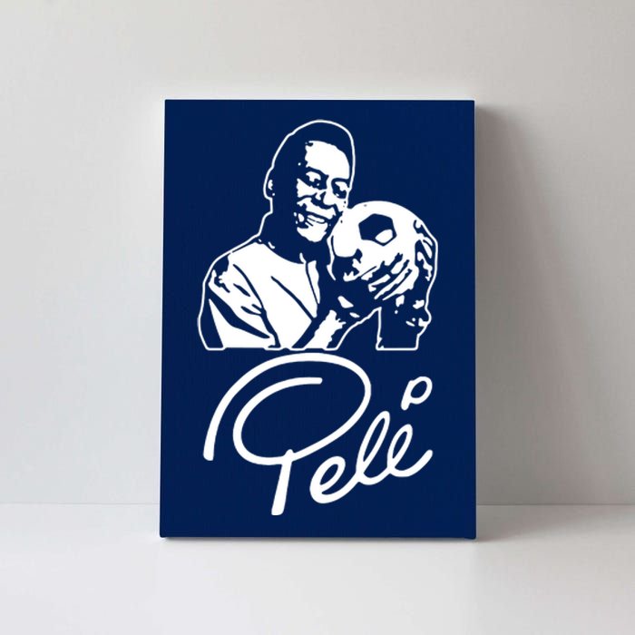 Pele, King Pele Brazil Brasil Football Legend Footy Soccer All Time Canvas