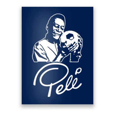 Pele, King Pele Brazil Brasil Football Legend Footy Soccer All Time Poster