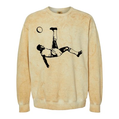 Pele, King Pele Brazil Brasil Football Legend Footy Soccer All Time Colorblast Crewneck Sweatshirt