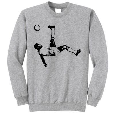 Pele, King Pele Brazil Brasil Football Legend Footy Soccer All Time Tall Sweatshirt