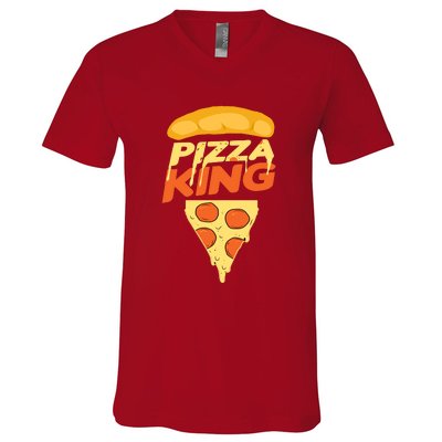 Pizza King V-Neck T-Shirt