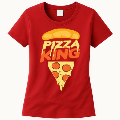 Pizza King Womens T-Shirt