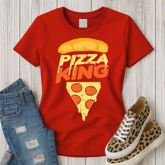 Pizza King Womens T-Shirt