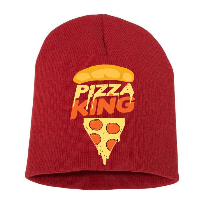 Pizza King Short Acrylic Beanie