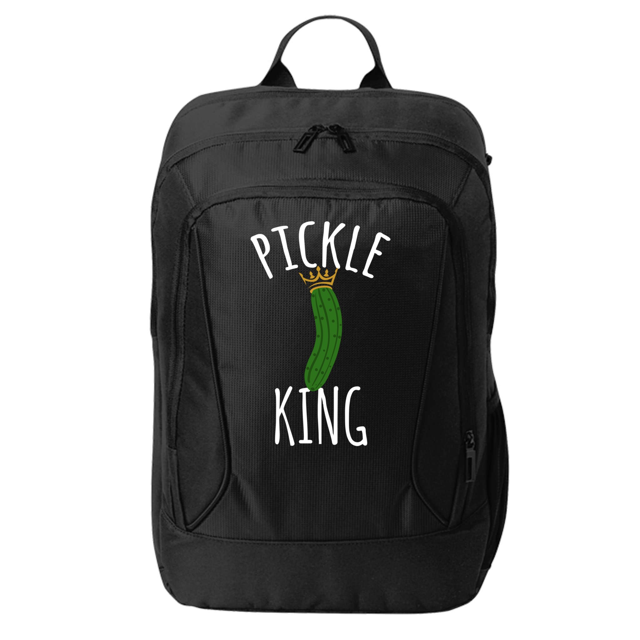 Pickle King Pickles Vegan Pickle Gift City Backpack