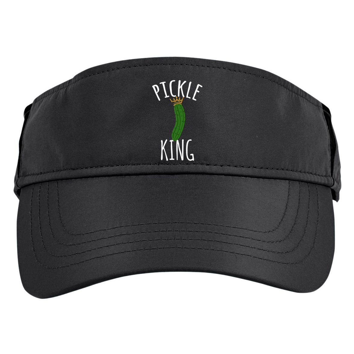Pickle King Pickles Vegan Pickle Gift Adult Drive Performance Visor