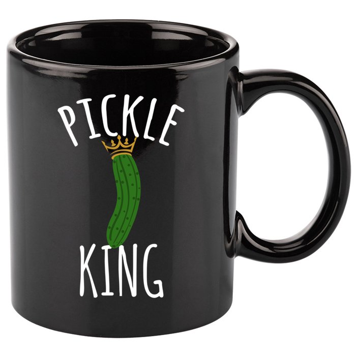 Pickle King Pickles Vegan Pickle Gift 11oz C Handle Ceramic Mug