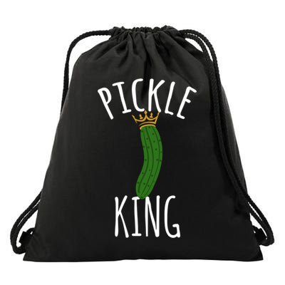Pickle King Pickles Vegan Pickle Gift Drawstring Bag