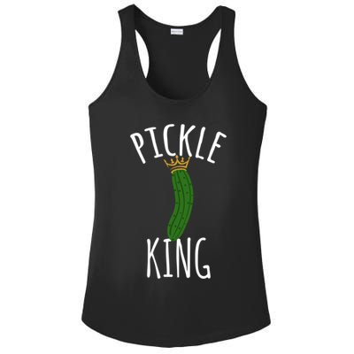 Pickle King Pickles Vegan Pickle Gift Ladies PosiCharge Competitor Racerback Tank