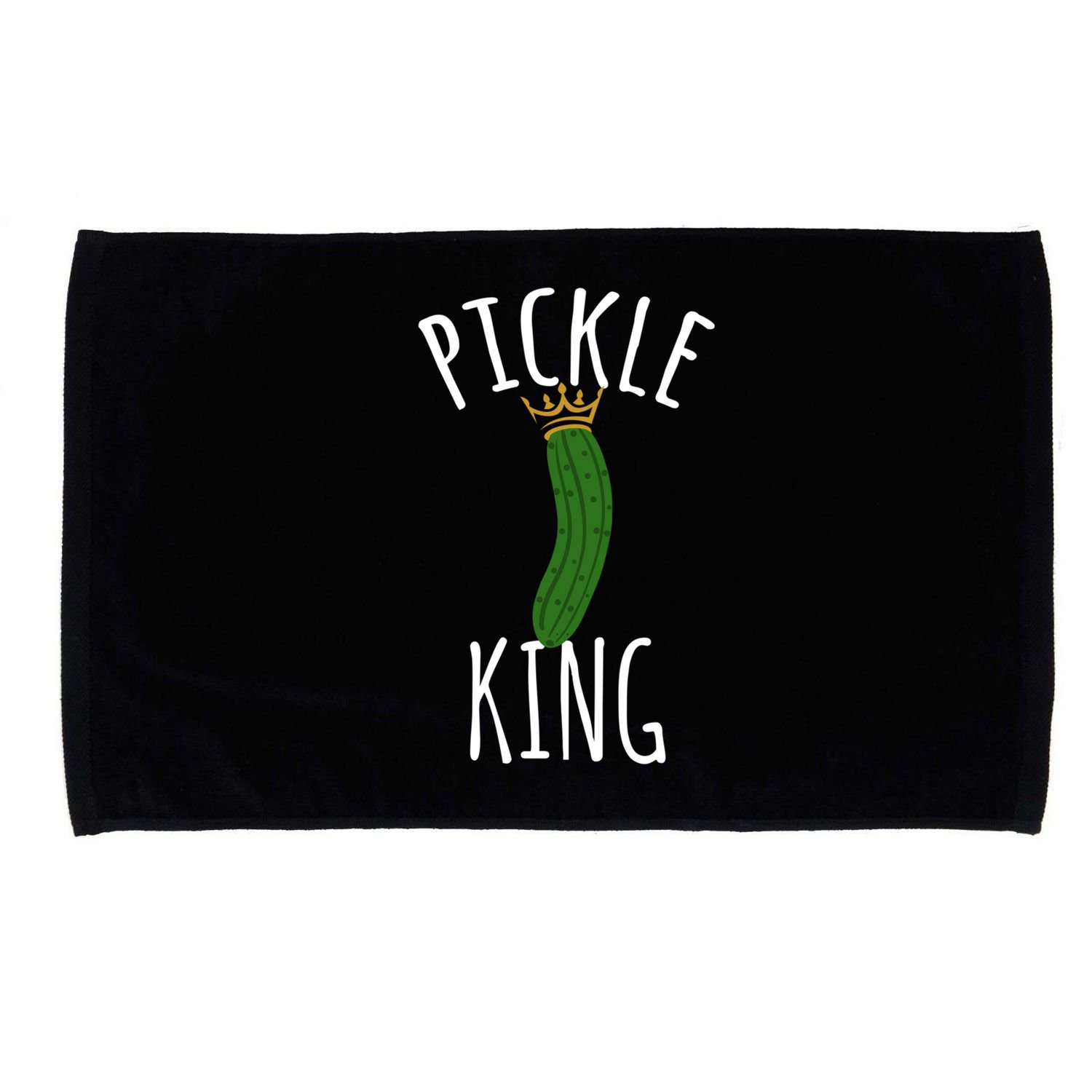 Pickle King Pickles Vegan Pickle Gift Microfiber Hand Towel