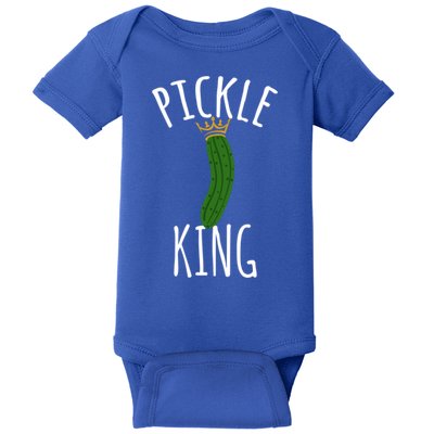 Pickle King Pickles Vegan Pickle Gift Baby Bodysuit
