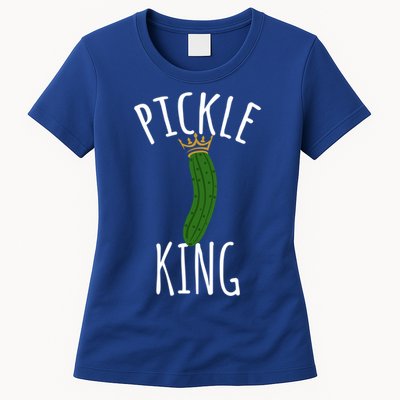 Pickle King Pickles Vegan Pickle Gift Womens T-Shirt