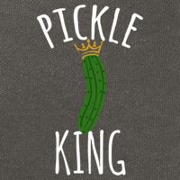 Pickle King Pickles Vegan Pickle Gift Cotton Canvas Backpack