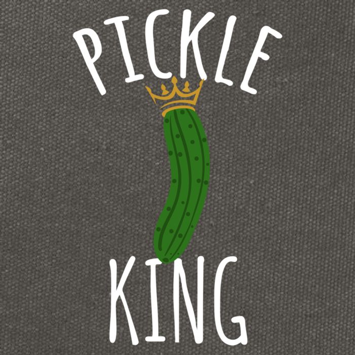 Pickle King Pickles Vegan Pickle Gift Cotton Canvas Backpack