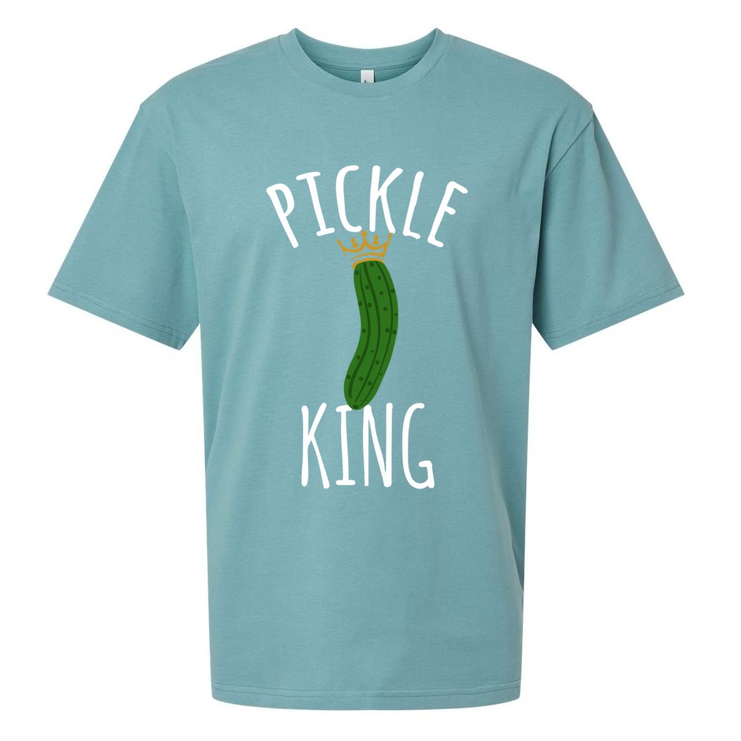 Pickle King Pickles Vegan Pickle Gift Sueded Cloud Jersey T-Shirt