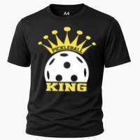 Pickleball King Paddles Player Gift Cooling Performance Crew T-Shirt