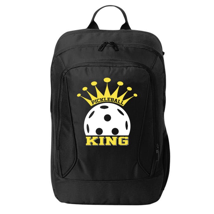 Pickleball King Paddles Player Gift City Backpack