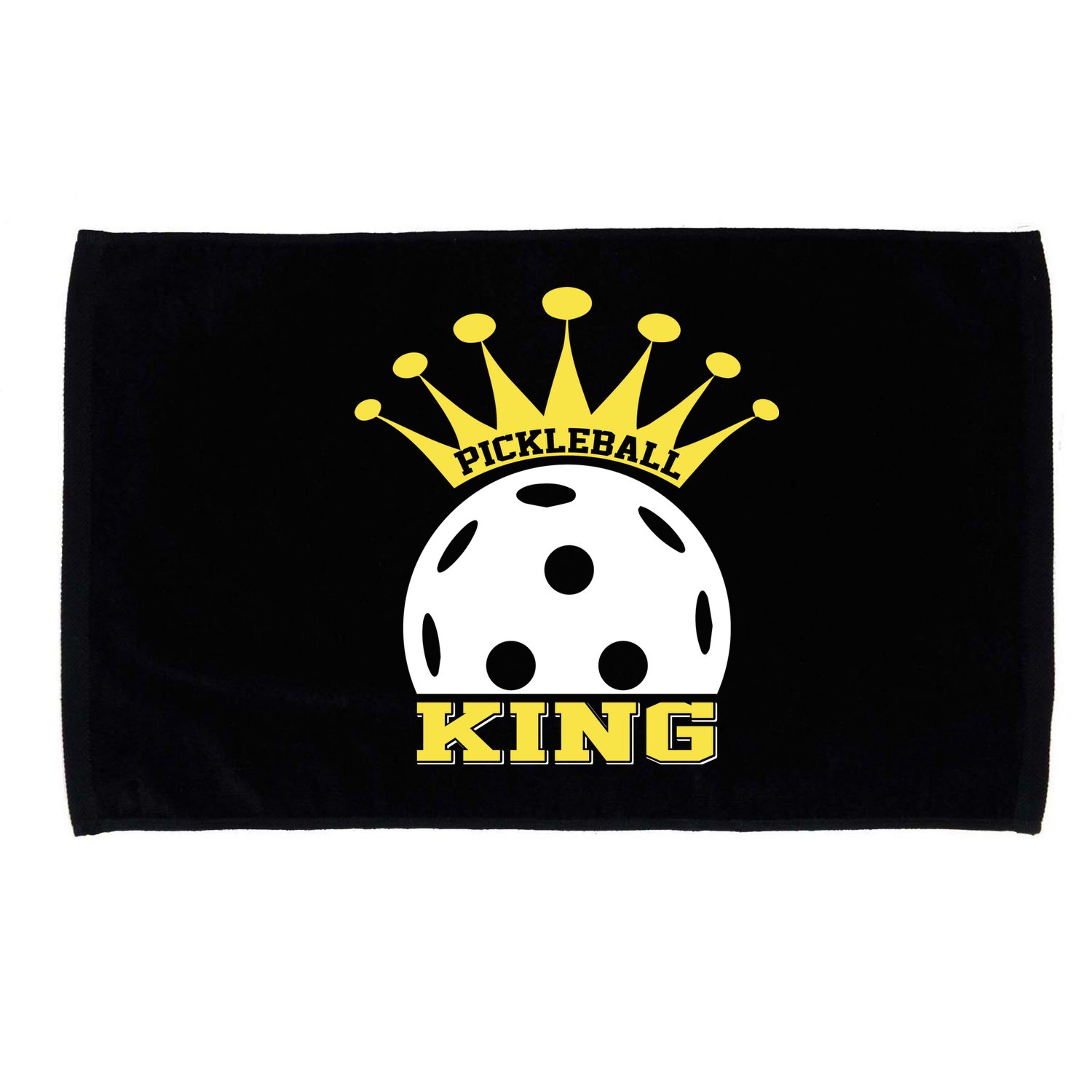 Pickleball King Paddles Player Gift Microfiber Hand Towel