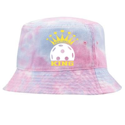 Pickleball King Paddles Player Gift Tie-Dyed Bucket Hat