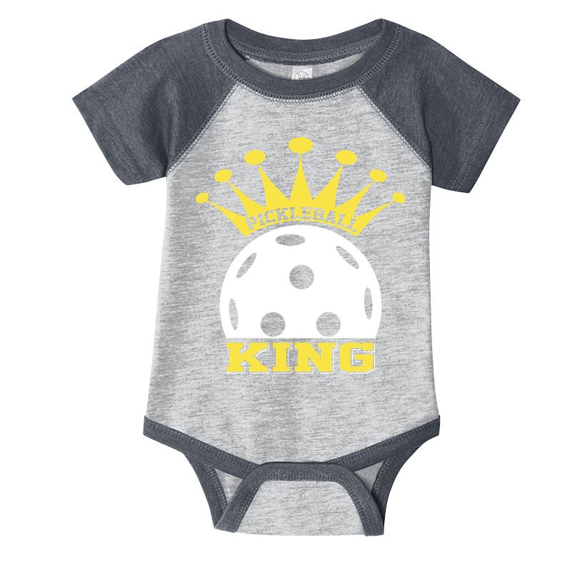 Pickleball King Paddles Player Gift Infant Baby Jersey Bodysuit