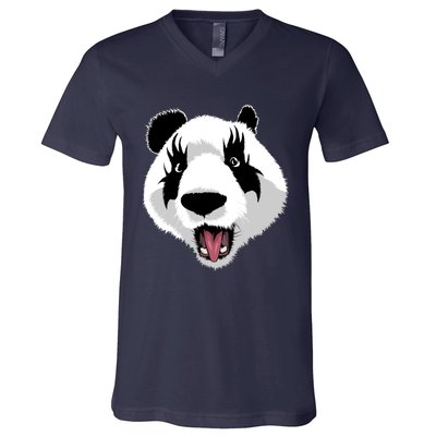 Panda Kiss V-Neck T-Shirt