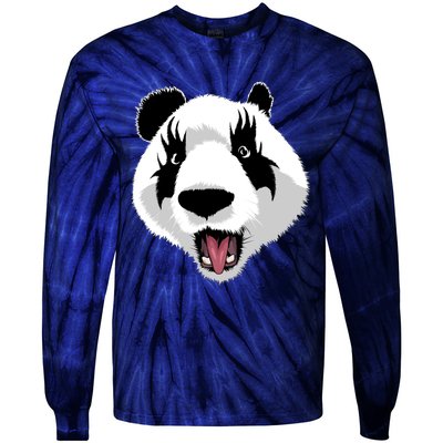 Panda Kiss Tie-Dye Long Sleeve Shirt