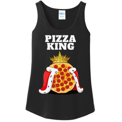 Pizza King Pizza Lover Cute Pizza Funny Foodie Ladies Essential Tank