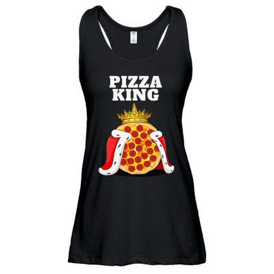 Pizza King Pizza Lover Cute Pizza Funny Foodie Ladies Essential Flowy Tank